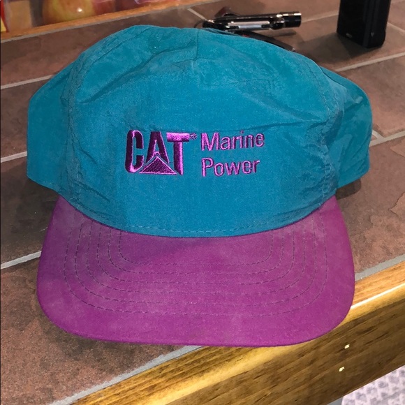 Rare Cat Marine Power 9s Snap Back Hat 